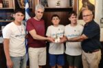 Οι πρωταθλητές ρομποτικής «Py-Robo» στο Δημαρχείο Πύργου