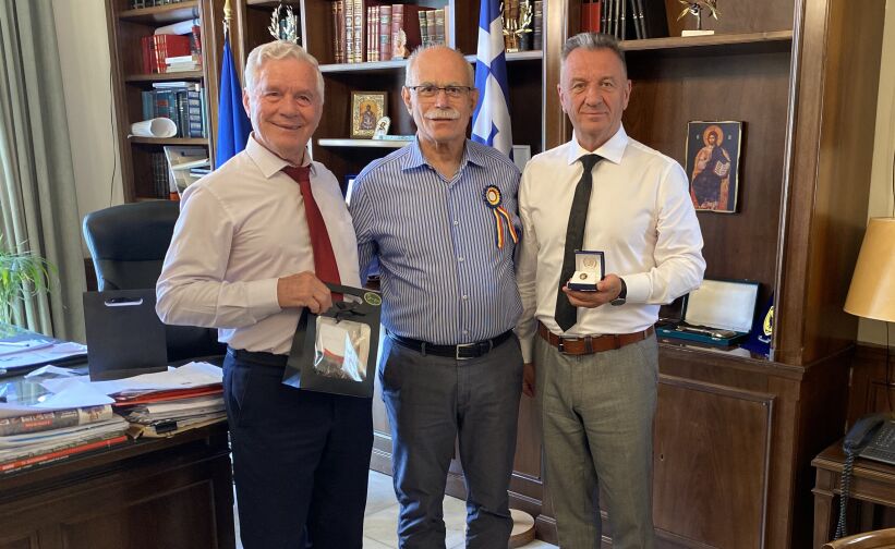 Αντιπροσωπεία Ρουμανικού Δήμου επισκέφθηκε το Δημαρχείο Πύργου