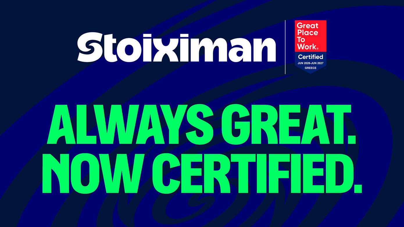 Stoiximan απέκτησε την πιστοποίηση Great Place To Work®