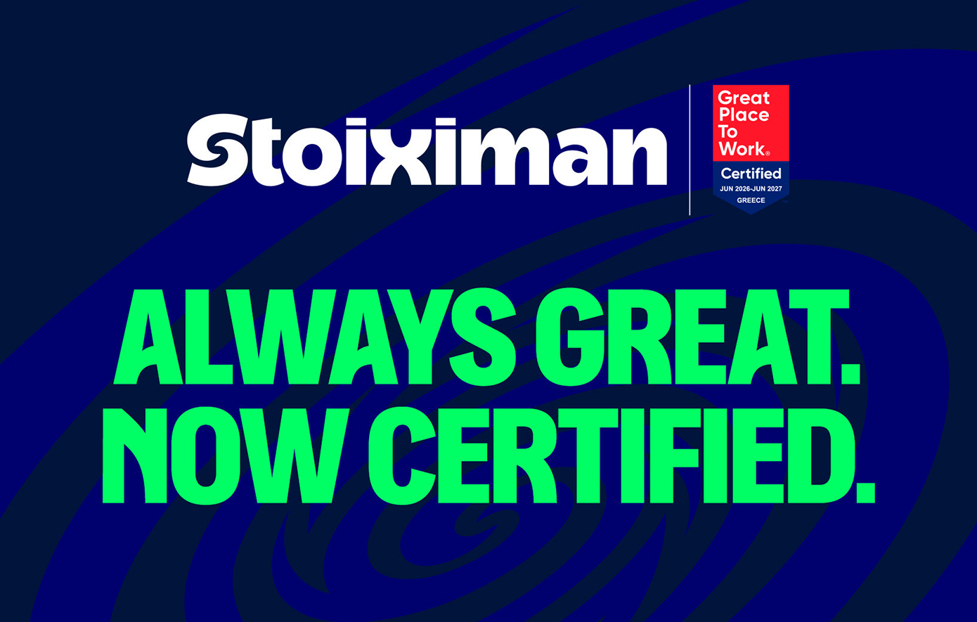 Stoiximan απέκτησε την πιστοποίηση Great Place To Work®