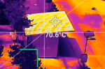 Θερμικό drone κατέγραψε έως 70,6°C στις επιφάνειες στο κέντρο της Λαμίας
