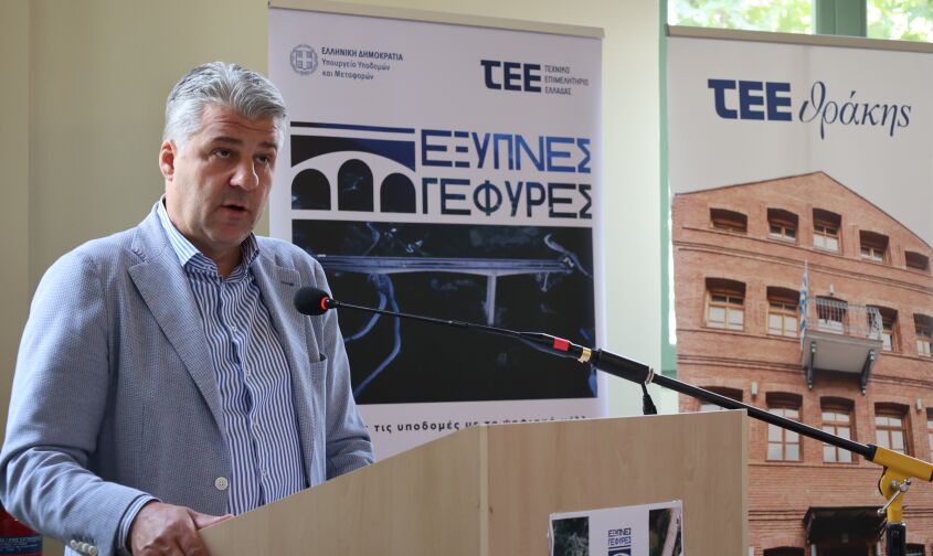 Ο Περιφερειάρχης ΑΜΘ στην παρουσίαση του έργου «Έξυπνες Γέφυρες»