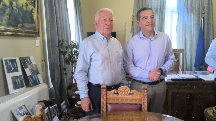 Συνάντηση Κ. Μουτζούρη με τον Αλ. Τσίπρα στην Περιφέρεια Βορείου Αιγαίου