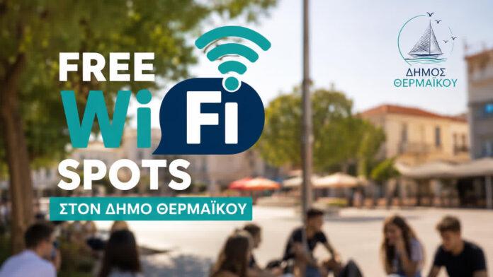 Δήμος Θερμαϊκού: Δωρεάν Wi-Fi σε 13 σημεία