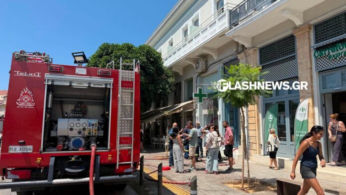 Χανιά: Εκκένωση ξενοδοχείου στο κέντρο της πόλης λόγω πυρκαγιάς
