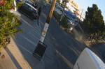 Τροχαίο στη Χερσόνησο: Καρέ-καρέ η πορεία του Ι.Χ. που αναποδογύρισε στον αέρα – Από θαύμα δεν υπήρξαν νεκροί