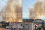 Φωτιά στην Πυλαία Θεσσαλονίκης: Μήνυμα 112 για εκκένωση και μεγάλη κινητοποίηση της Πυροσβεστικής