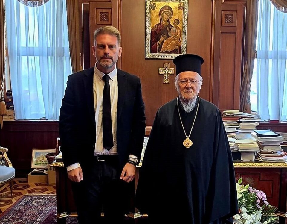 Ο Ανδρέας Στεργίου συναντήθηκε στο Φανάρι με τον Οικουμενικό Πατριάρχη κ.κ. Βαρθολομαίο
