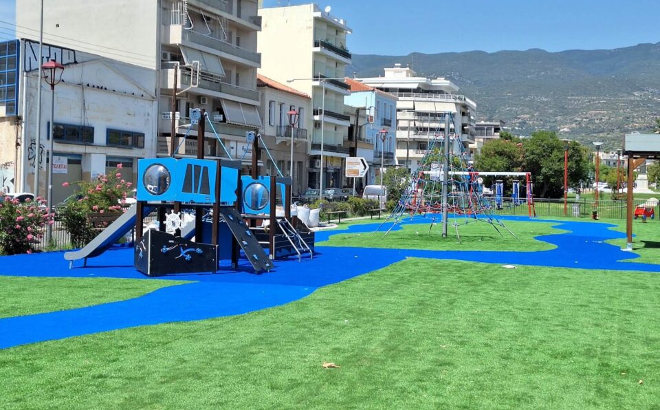Δήμος Καλαμάτας: Επαναλειτουργεί η αναβαθμισμένη παιδική χαρά «Αναψυκτηρίου»