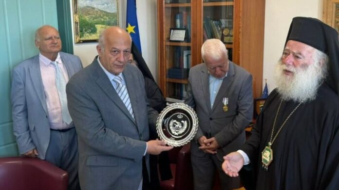 Ο Δήμαρχος Χίου συναντήθηκε με τον Πατριάρχη Αλεξανδρείας και πάσης Αφρικής