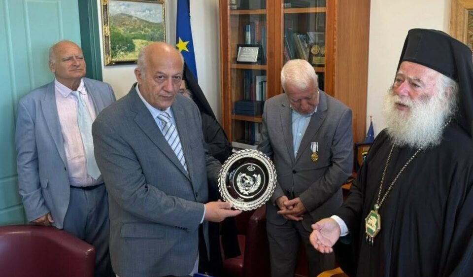 Ο Δήμαρχος Χίου συναντήθηκε με τον Πατριάρχη Αλεξανδρείας και πάσης Αφρικής