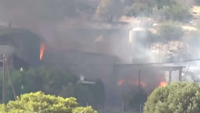 Φωτιά έκανε στάχτη κτηνοτροφική μονάδα στην Κατσικαλή Μεγάρων, χάθηκαν περίπου 1.000 ζώα και πτηνά