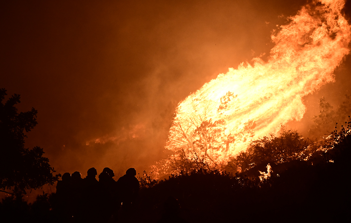 Πυρκαγιά στην Αττικοβοιωτία απελευθέρωσε ενέργεια που ισοδυναμεί με έξι βόμβες Χιροσίμα