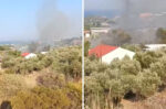 Καλυθιές Ρόδου: Ισχυρή κινητοποίηση της Πυροσβεστικής για φωτιά