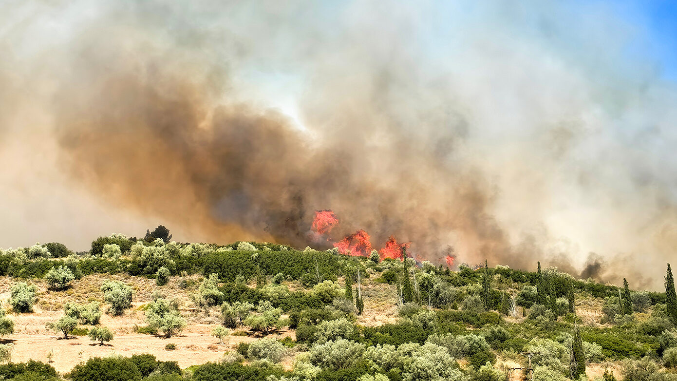 Πολύ υψηλός κίνδυνος πυρκαγιάς σε Αττική, Εύβοια, Χίο και Ψαρά την Τρίτη 04/08