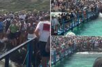 Μπάλος: Viral βίντεο με τεράστια ουρά τουριστών για το πλοίο – 892.000 προβολές σε δύο ημέρες