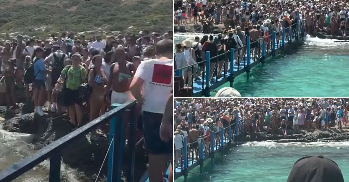 Μπάλος: Viral βίντεο με τεράστια ουρά τουριστών για το πλοίο – 892.000 προβολές σε δύο ημέρες