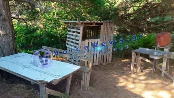 Παράνομο κάμπινγκ στο Σέλι Ημαθίας μέσα στο δάσος προκαλεί ανησυχία για πυρκαγιά