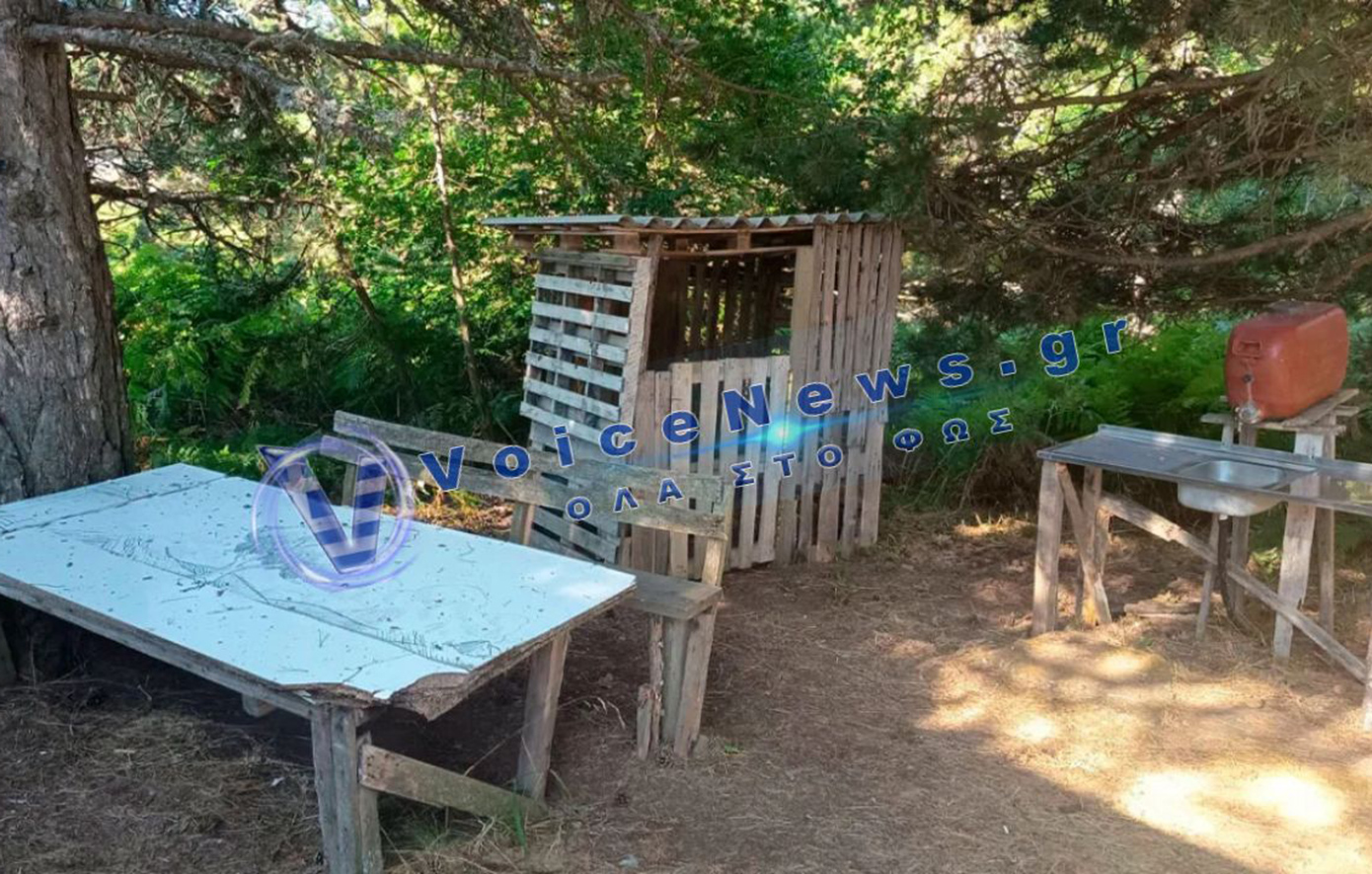 Παράνομο κάμπινγκ στο Σέλι Ημαθίας μέσα στο δάσος προκαλεί ανησυχία για πυρκαγιά