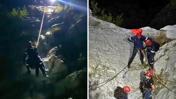 Επιχείρηση διάσωσης στον Ερύμανθο για δύο περιπατητές – Η ΕΜΑΚ τους εντόπισε με drones σε δύσβατο σημείο