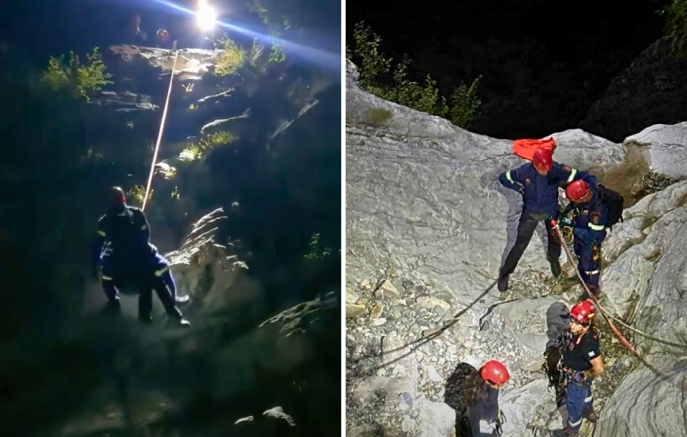 Επιχείρηση διάσωσης στον Ερύμανθο για δύο περιπατητές – Η ΕΜΑΚ τους εντόπισε με drones σε δύσβατο σημείο