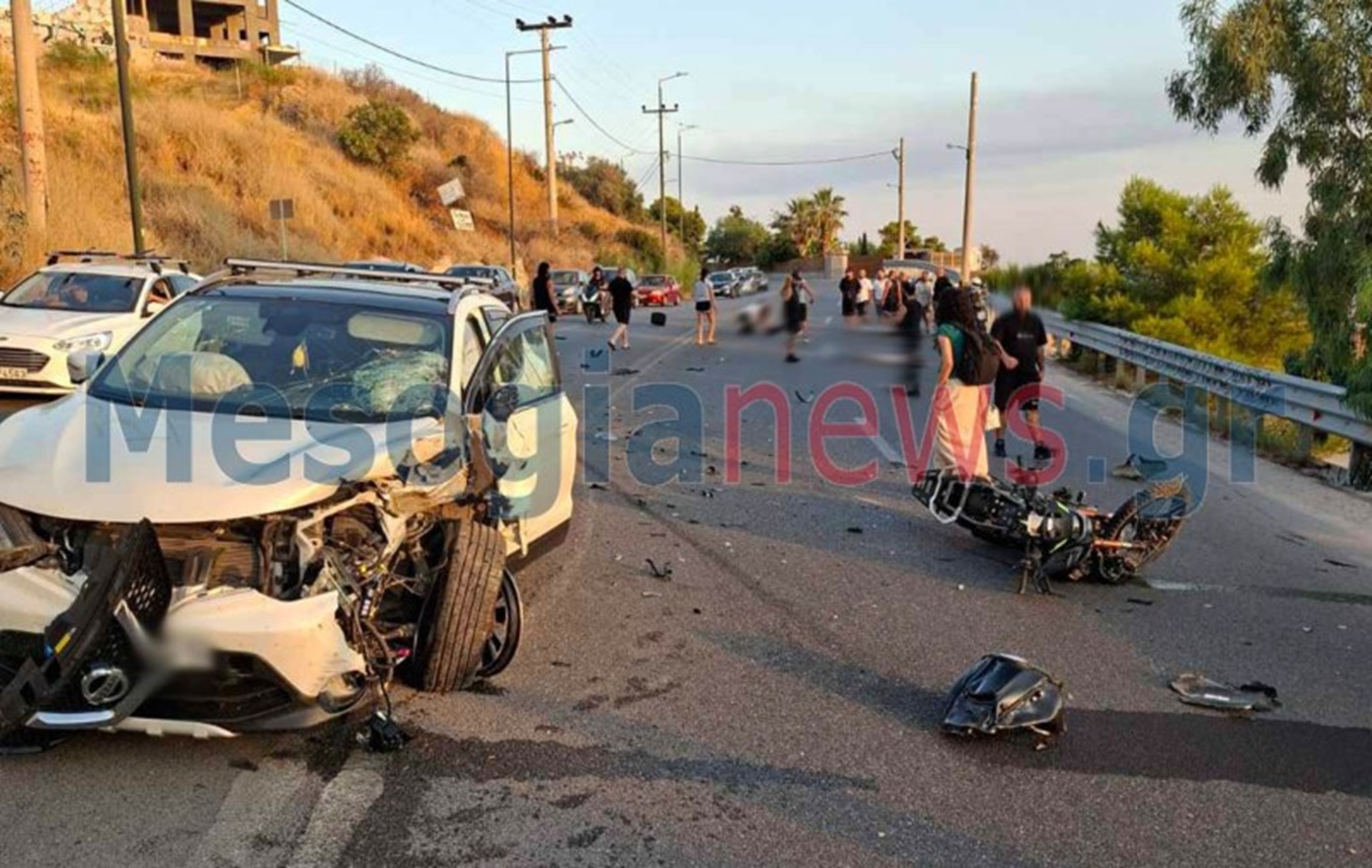 Τροχαίο στην Αθηνών – Σουνίου: Διαλύθηκε η μοτοσικλέτα – Νεκρός ο οδηγός, σοβαρά τραυματίας η συνεπιβάτιδα του