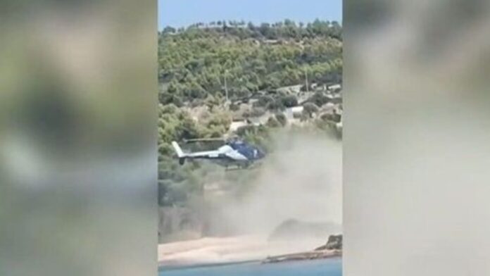 Προσγείωση ελικοπτέρου σε παραλία στις Σπέτσες: Η ταυτότητα που πρόδωσε τον 39χρονο, το μαύρο σακίδιο και η φίλη