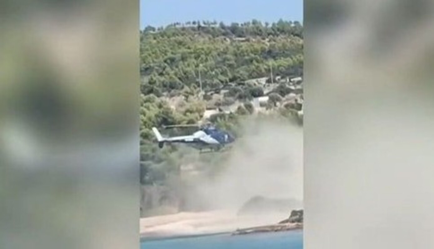 Προσγείωση ελικοπτέρου σε παραλία στις Σπέτσες: Η ταυτότητα που πρόδωσε τον 39χρονο, το μαύρο σακίδιο και η φίλη
