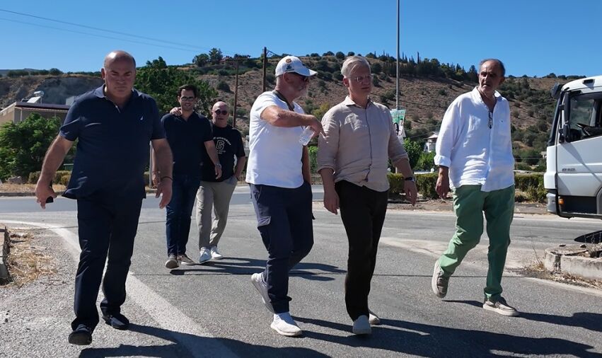 Περιφερειάρχης Πελοποννήσου: Αυτοψία σε έργα οδικής ασφάλειας στην Αργολίδα