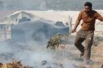 Φωτιά στην Αττικοβοιωτία: Πυροσβέστες, εθελοντές, κάτοικοι και εργάτες με κλαδιά δίνουν μάχη για να την περιορίσουν, βίντεο