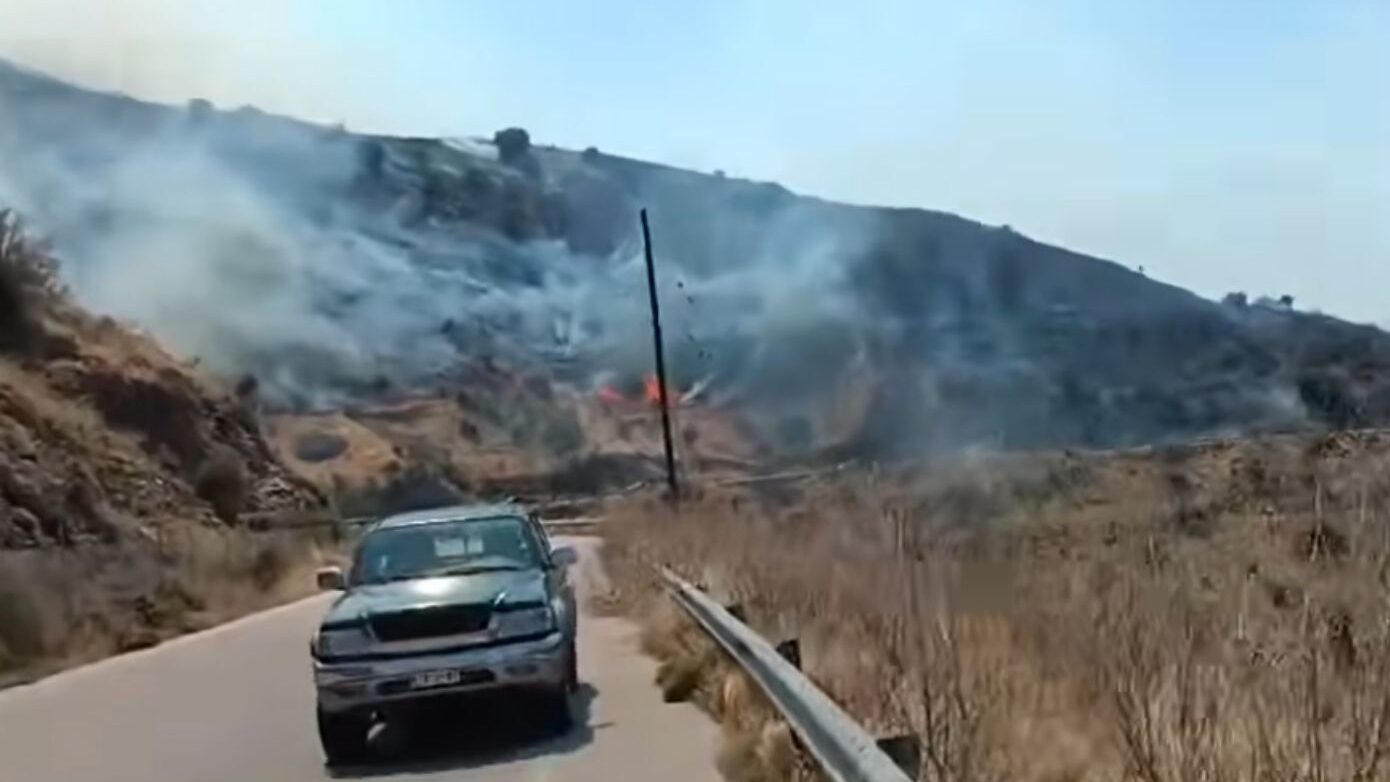 Η πυρκαγιά στα Σήμαντρα Πολυγύρου στη Χαλκιδική χωρίς ενεργό μέτωπο