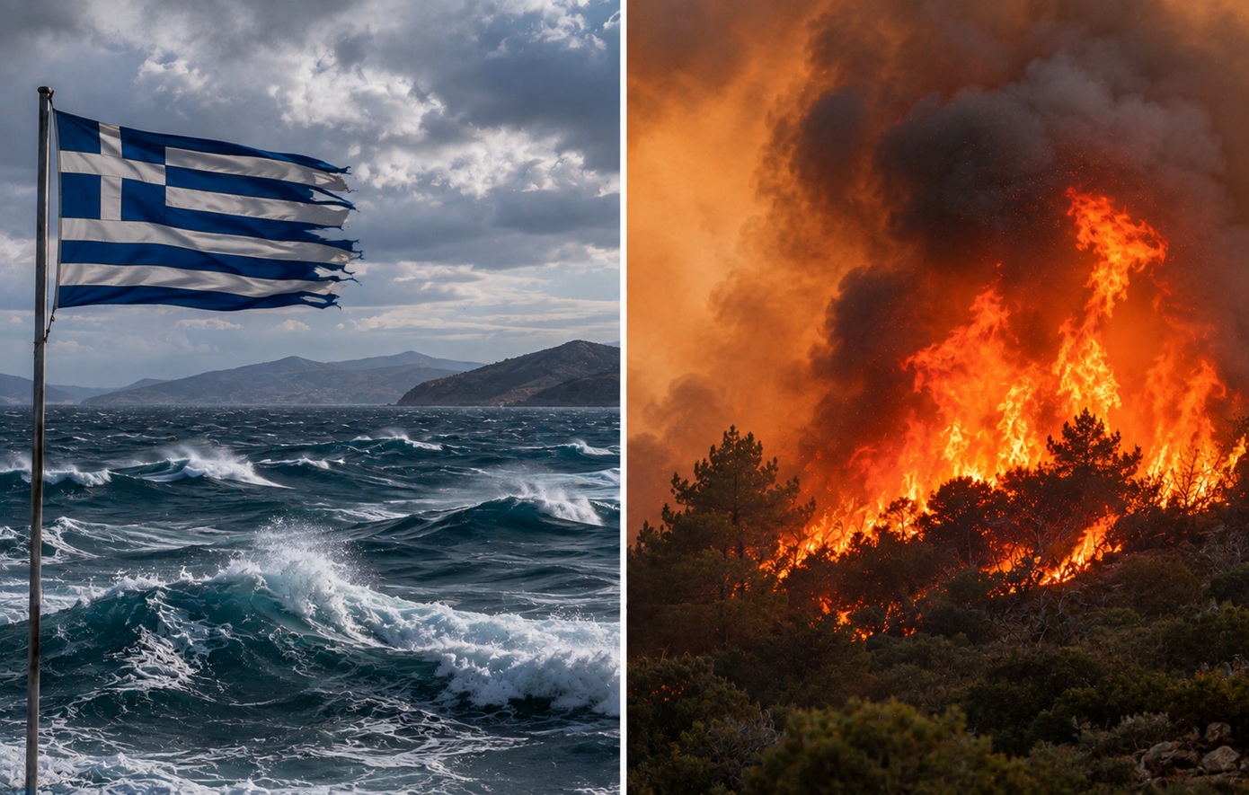Πυρκαγιές: 40άρια, ξερή καύσιμη ύλη και ισχυρό μελτέμι μέχρι τον Δεκαπενταύγουστο