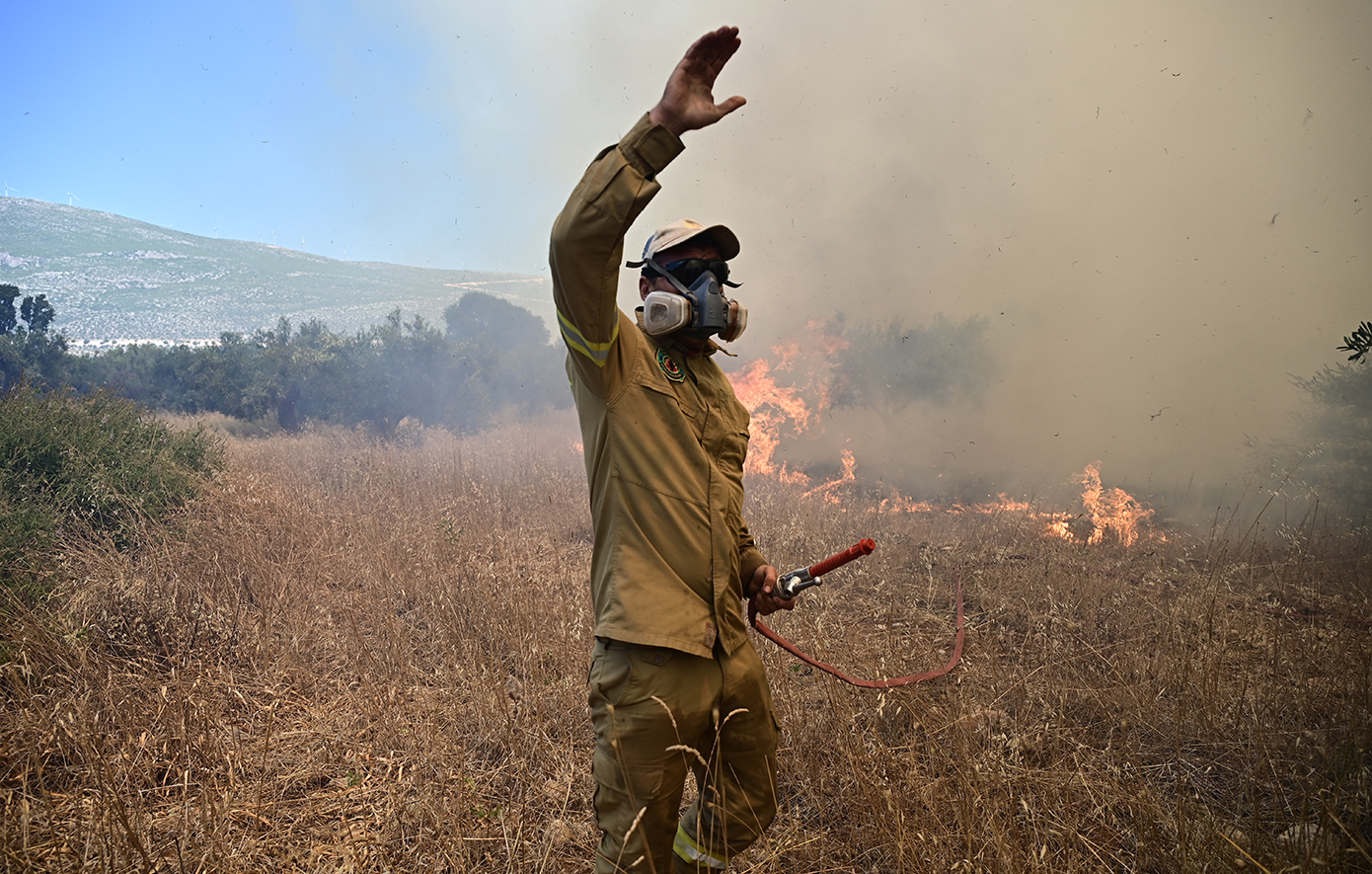 Φωτιά σε δασική έκταση στη Δημοτική Ενότητα Αιανής στην Κοζάνη χωρίς ενεργό μέτωπο
