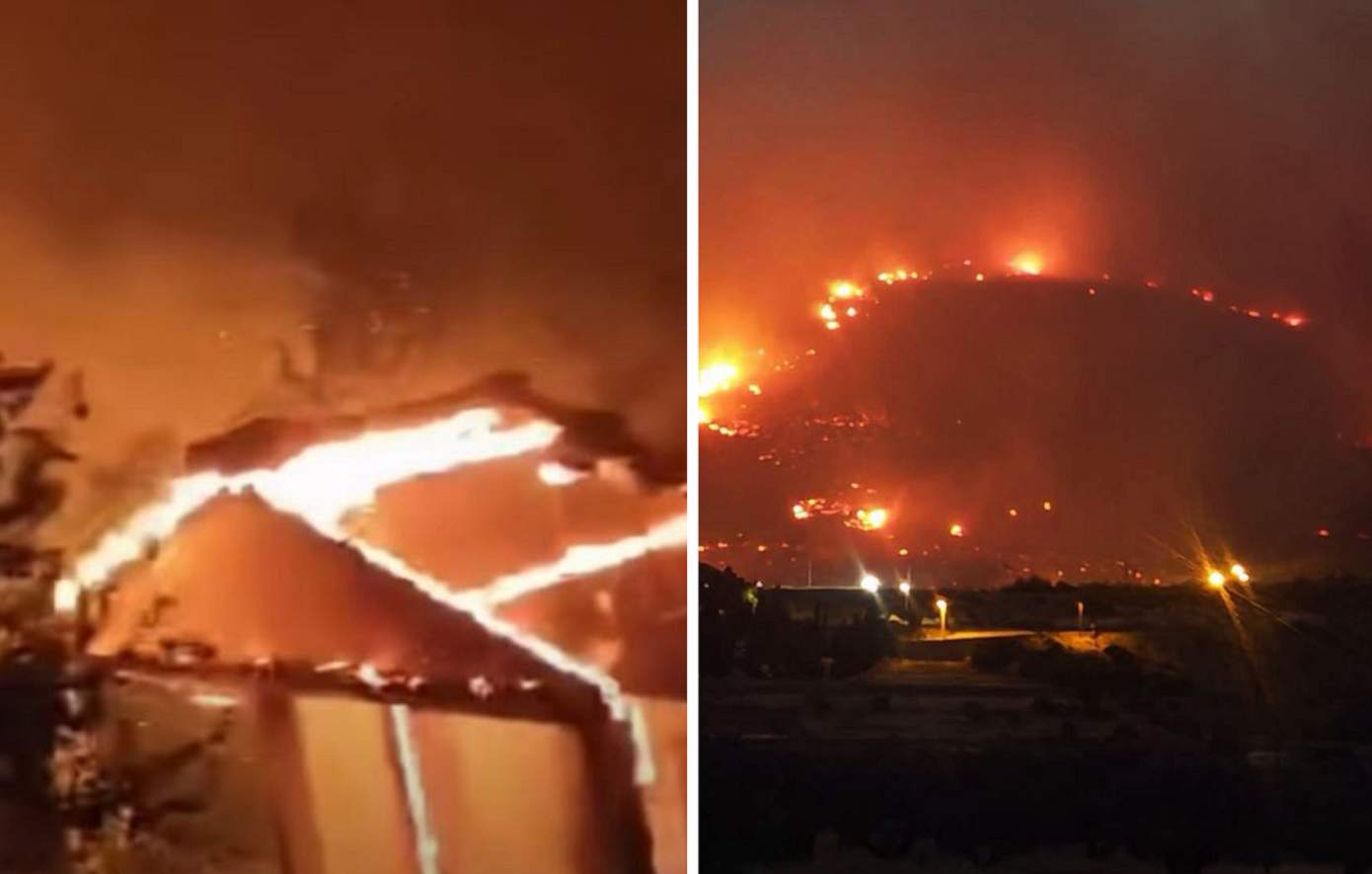 Πυρκαγιά στο Πόρτο Γερμενό: Κάηκαν σπίτια, «φτάσαμε να λέμε ότι θα συμβεί το ίδιο με το Μάτι»