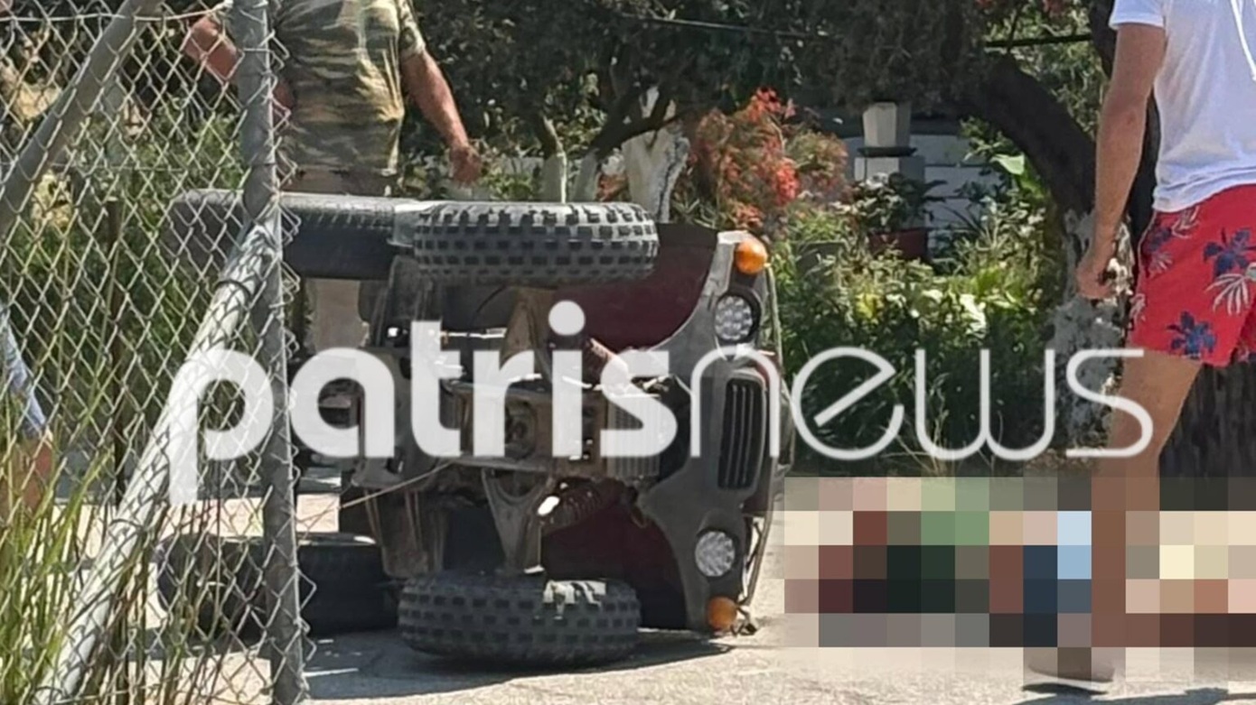Τροχαίο με γουρούνα στη Μυρτιά Πύργου – Ο αναβάτης τραυματίστηκε στο κεφάλι