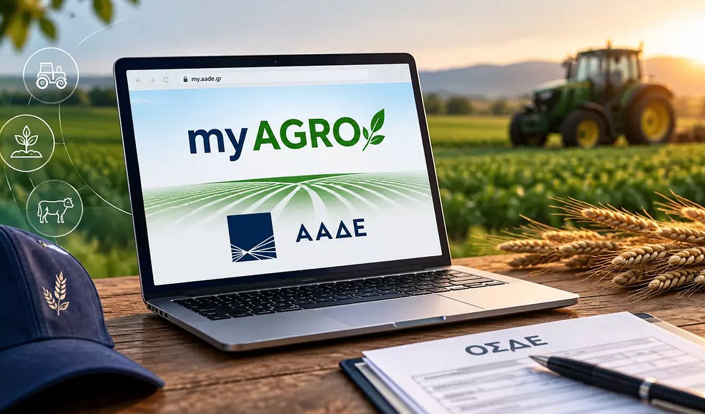 myAGRO: Άνοιξε η πλατφόρμα για τις αιτήσεις αγροτικών ενισχύσεων 2026 – Οι αλλαγές και οι προθεσμίες