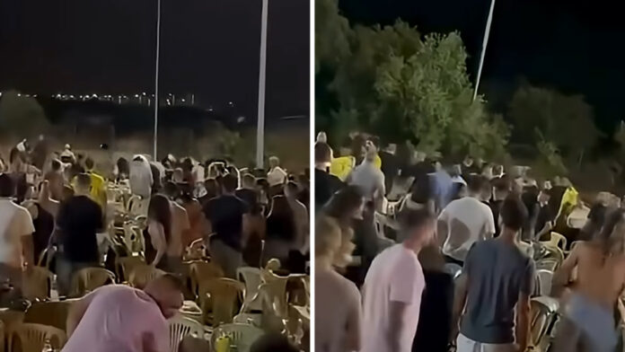 Πατρινοί και Ρομά πιάστηκαν στα χέρια σε πανηγύρι: Πέταξαν τραπέζια και καρέκλες – Βίντεο