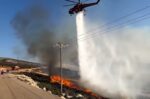 Πυρκαγιά στην Ατσίτσα Σκύρου: Επιχειρούν 6 αεροσκάφη και 4 ελικόπτερα – Μήνυμα 112 για εκκένωση Πεύκου και Αγίου Φωκά