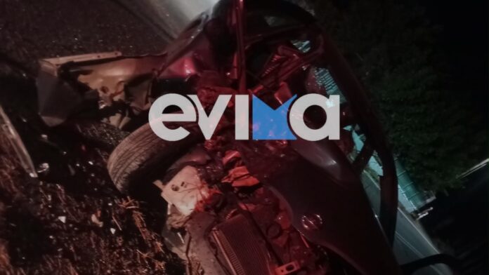 Τροχαίο στην Εύβοια: 80χρονη εγκλωβίστηκε μετά από πρόσκρουση σε δέντρο
