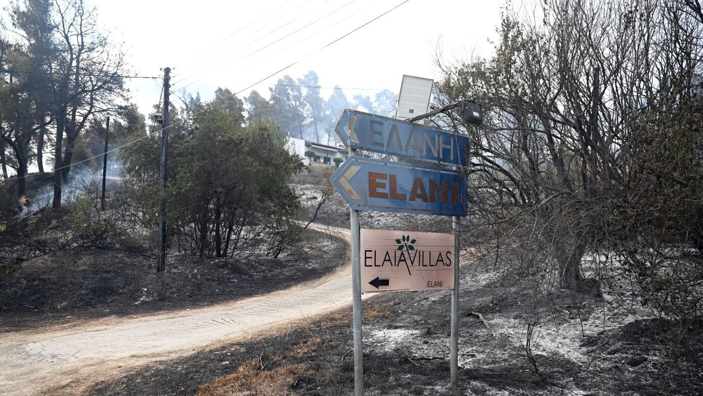 Πυρκαγιά στη Χαλκιδική στο επίκεντρο των βαλκανικών αγορών – Χιλιάδες τουρίστες ανησυχούν για τις θερινές διακοπές τους