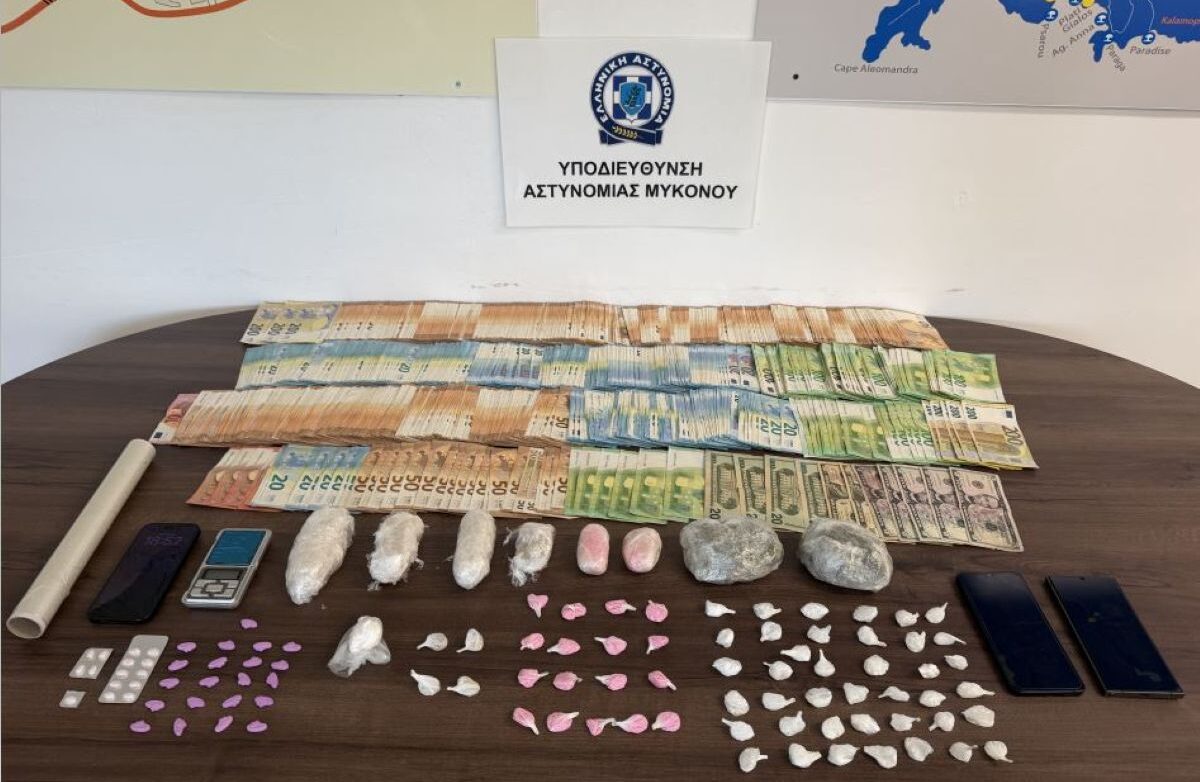 Μύκονος: Αυτοκίνητο-καβάτζα με MDMA και ροζ κοκαΐνη