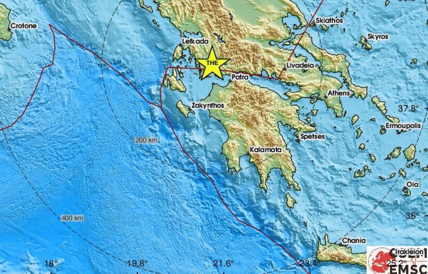 Δύο σεισμοί στο Αιτωλικό σε διάστημα μόλις ενός λεπτού