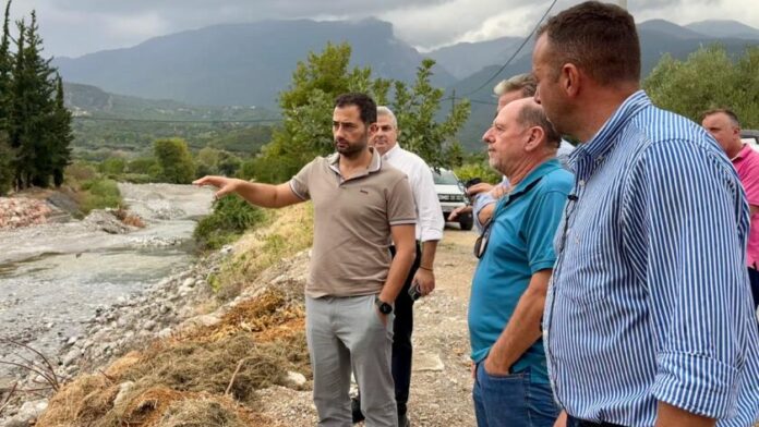 Αυτοψία του Περιφερειάρχη Φ. Σπανού σε έργα στην Π.Ε. Φθιώτιδας