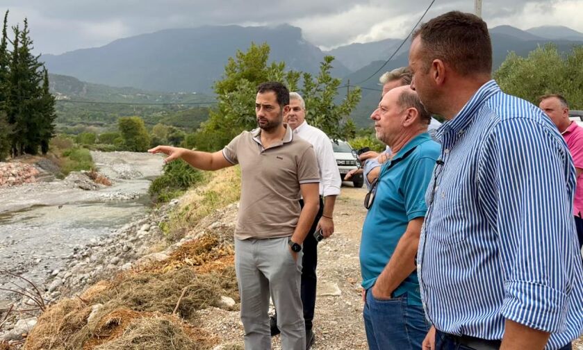 Αυτοψία του Περιφερειάρχη Φ. Σπανού σε έργα στην Π.Ε. Φθιώτιδας