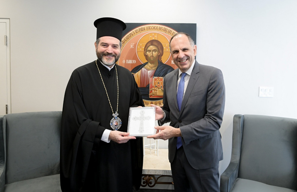 Γιώργος Γεραπετρίτης στο Τορόντο – Συναντήθηκε με τον Αρχιεπίσκοπο Καναδά