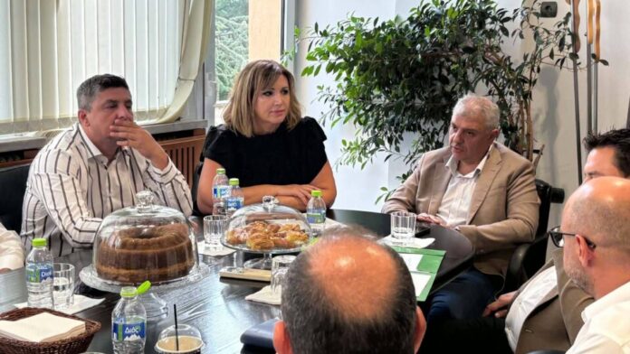 Η Δήμαρχος Σκύδρας σε σύσκεψη με τον υπουργό Αγροτικής Ανάπτυξης