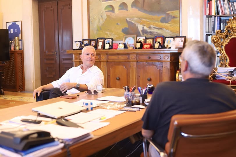 Συνάντηση Γ. Χατζημάρκου και Γ.Γ. Φώτη Μάγγου για να βελτιωθεί η ζωή στα μικρά νησιά