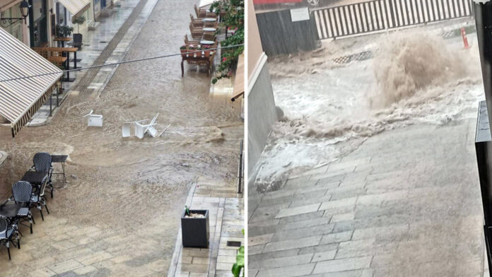 Σύρος: Ισχυρή καταιγίδα προκάλεσε προβλήματα – Ρεκόρ βροχόπτωσης στην Ερμούπολη