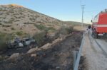 Απαναθρακωμένη σορός εντός οχήματος στον Νέο Κουβαρά: Υπό έλεγχο η δασική φωτιά