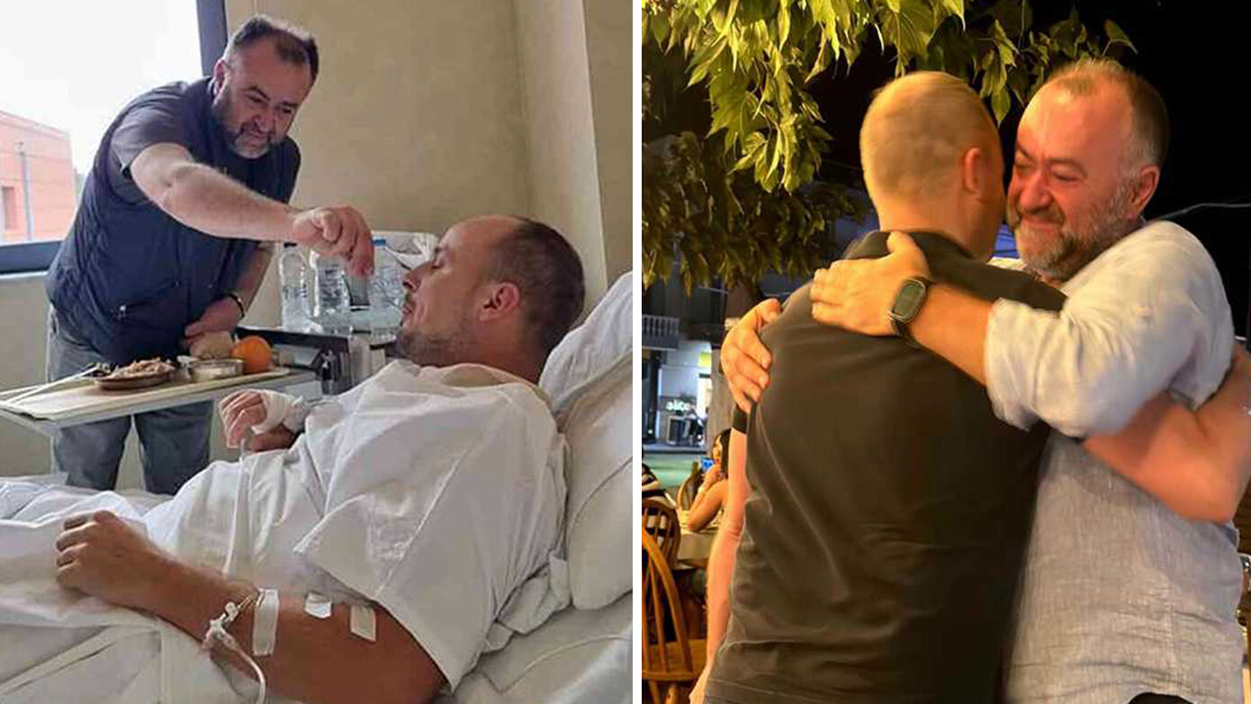 Κροάτης έφυγε από την Καβάλα με ασθενοφόρο, αλλά επέστρεψε χαμογελαστός